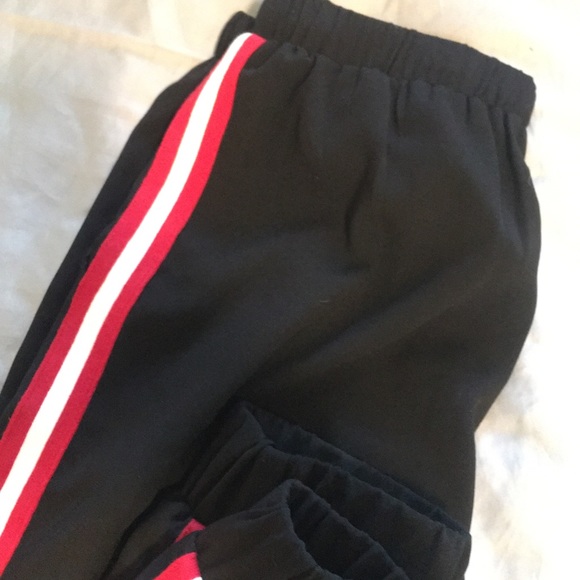 Romeo+Juliet Couture striped joggers-M w/ pockets - Picture 4 of 6